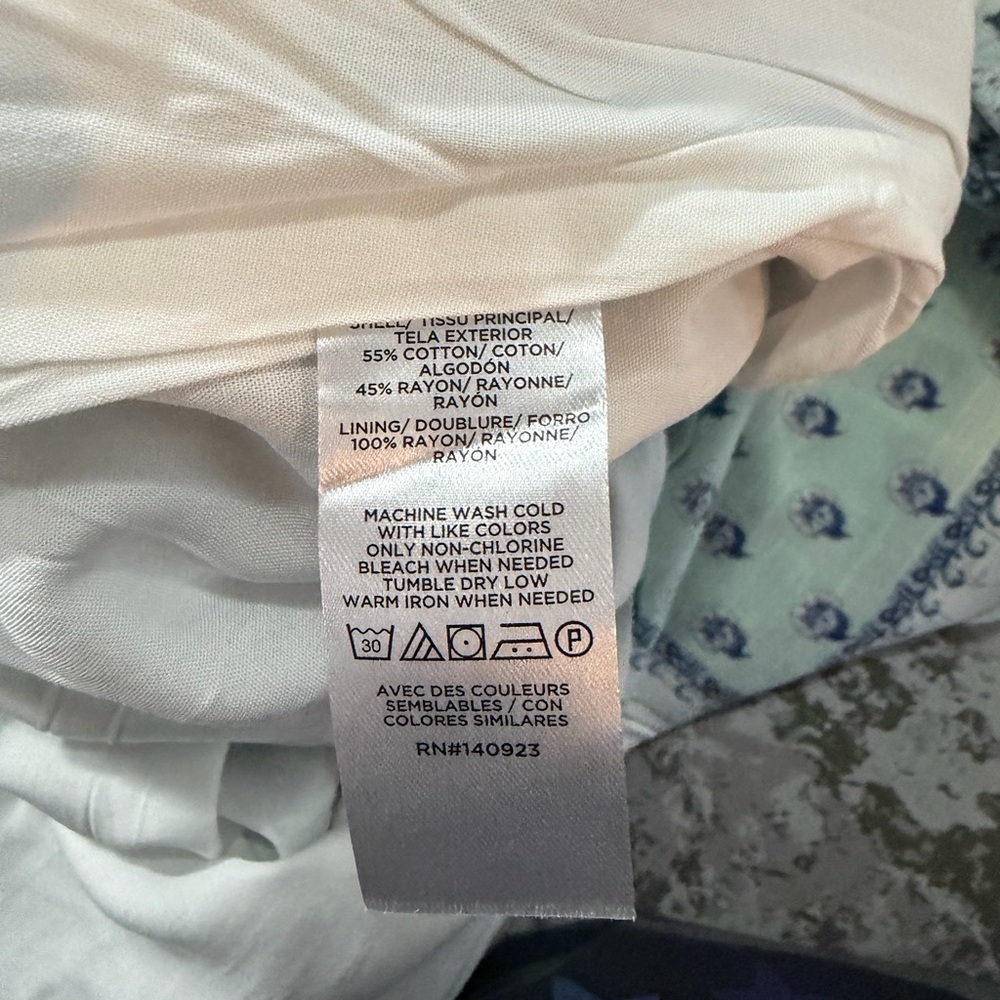 LOFT Patchwork Ruffle Wrap Skirt - Picture 12 of 13
